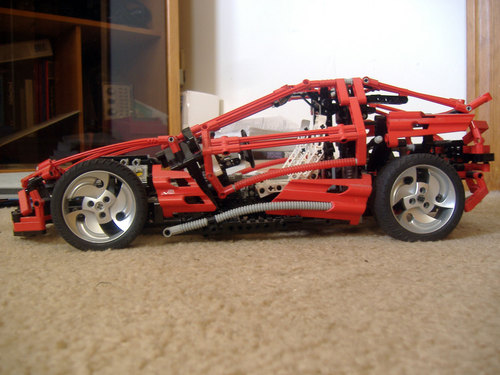 Lego Corvette Side View