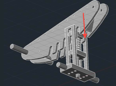 Custom tread tensioner