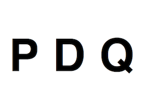 PDQ game logo